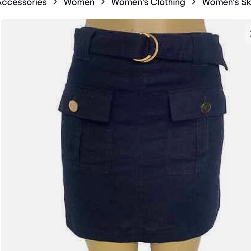 Forever 21 Navy Mini Skirt